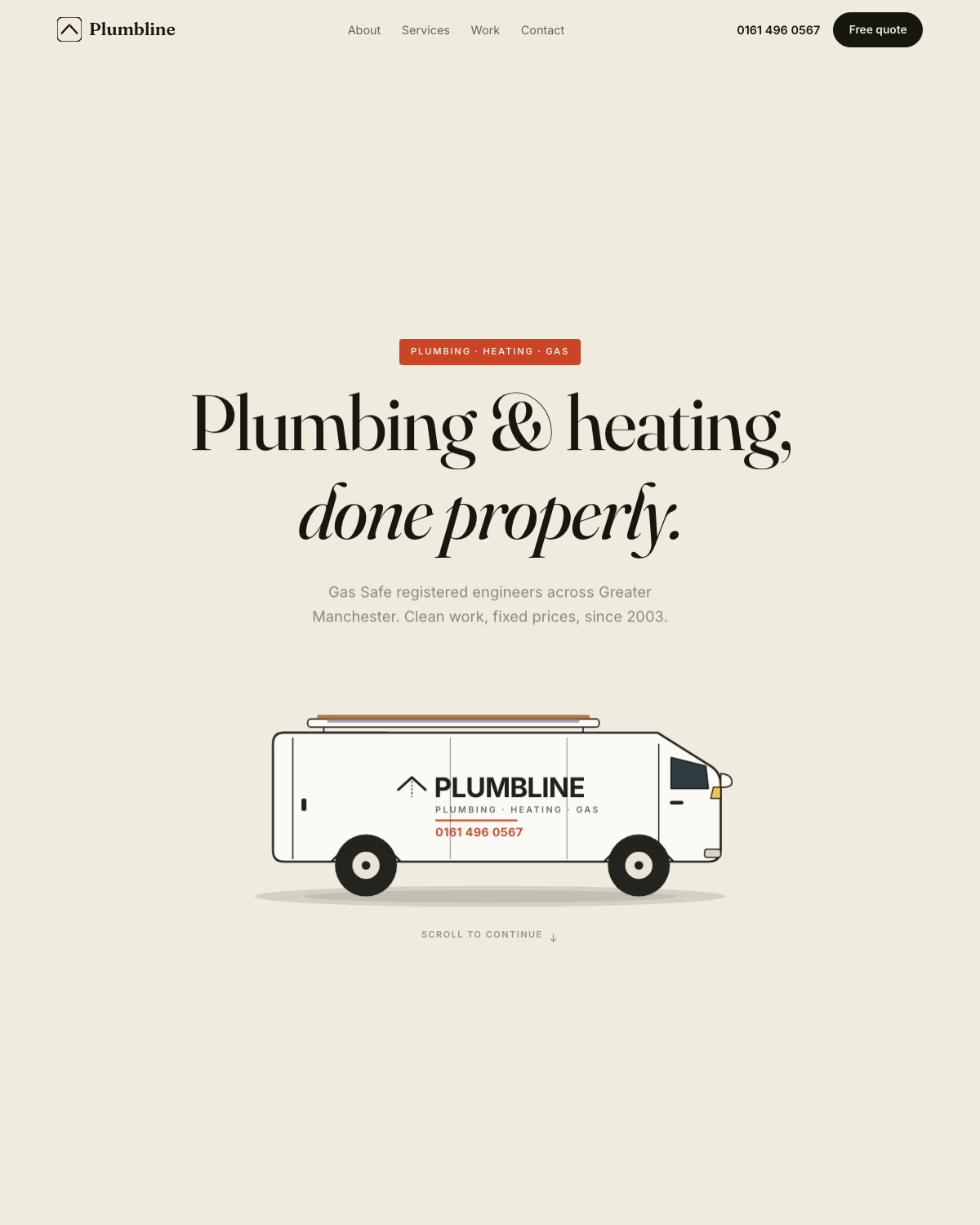 Editorial — example website design